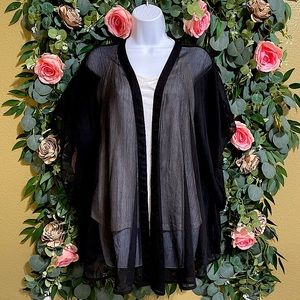 Brass Plum Sheer Kimono